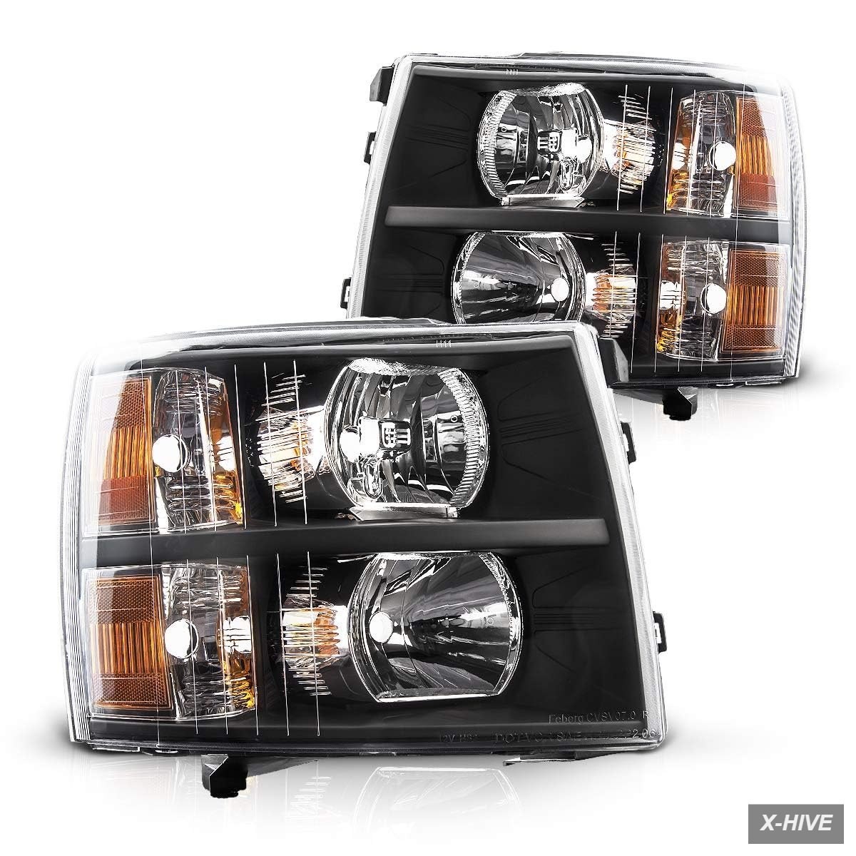 Torchbeam Headlights Assembly for 2007-2013 Silverado 1500