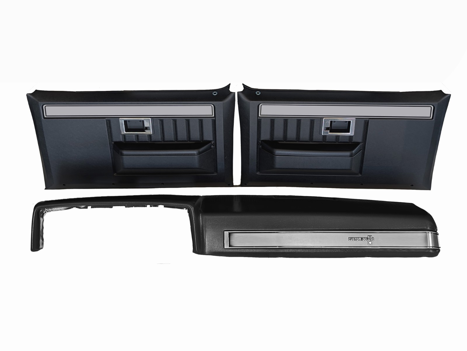 81-87 Chevy/GMC Truck Black Interior Kit Dash Pad Door Panels 81-87 Chevy/GMC Truck Black Interior Kit Dash Pad Door Panels