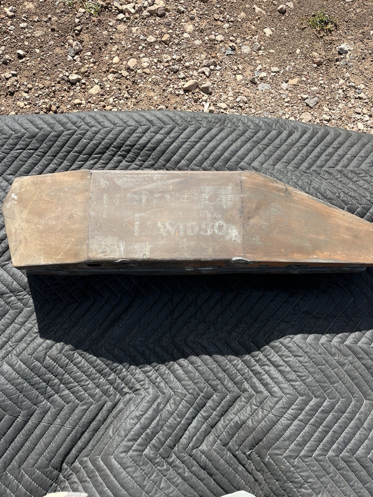 Very rare Set of original 1915  Harley Davidson, Tanks , Flat Tanks Original