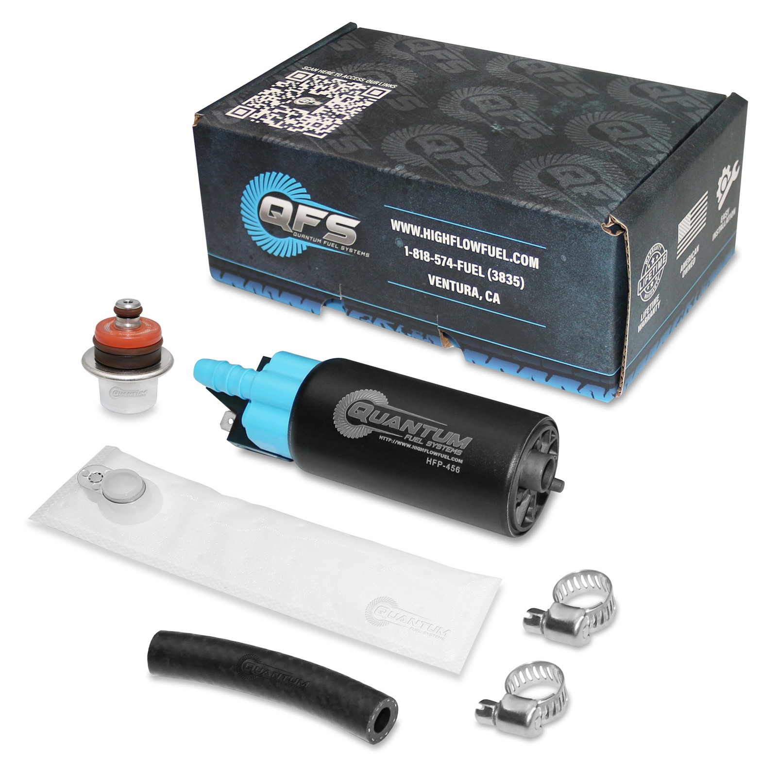 QFS Fuel Pump + Reg Harley-Davidson 2002-2006 V-Rod CVO Black 75146-06 62109-01A QFS Fuel Pump + Reg Harley-Davidson 2002-2006 V-Rod CVO Black 75146-06 62109-01A