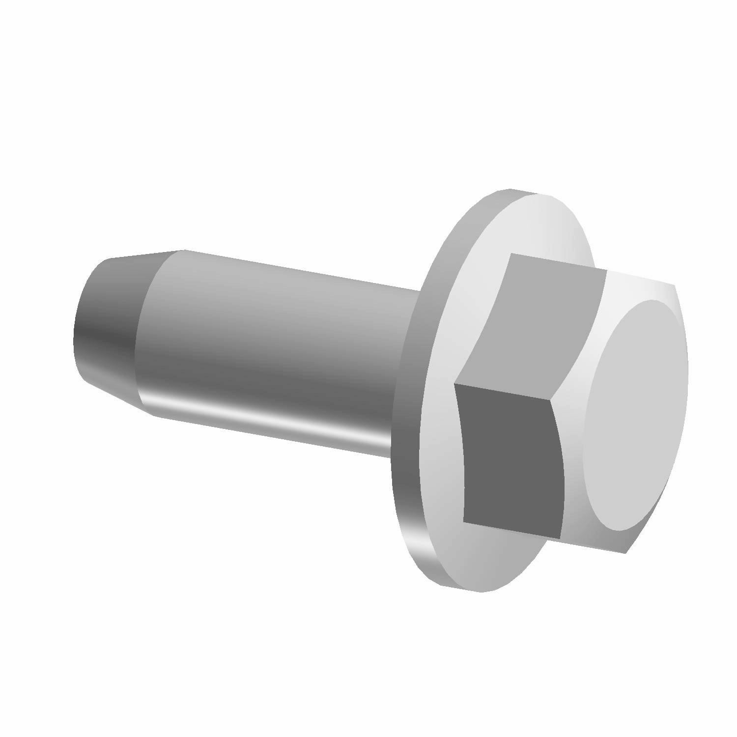 Polaris Hex Flange Bolt, 8 mm x 1.25 mm x 20 mm, for Off Road Models - 7518555