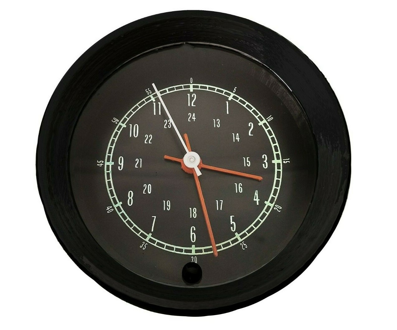 NEW 1965-67 Corvette QUARTZ CLOCK PLASTIC BEZEL for Dash Cluster Battery Power