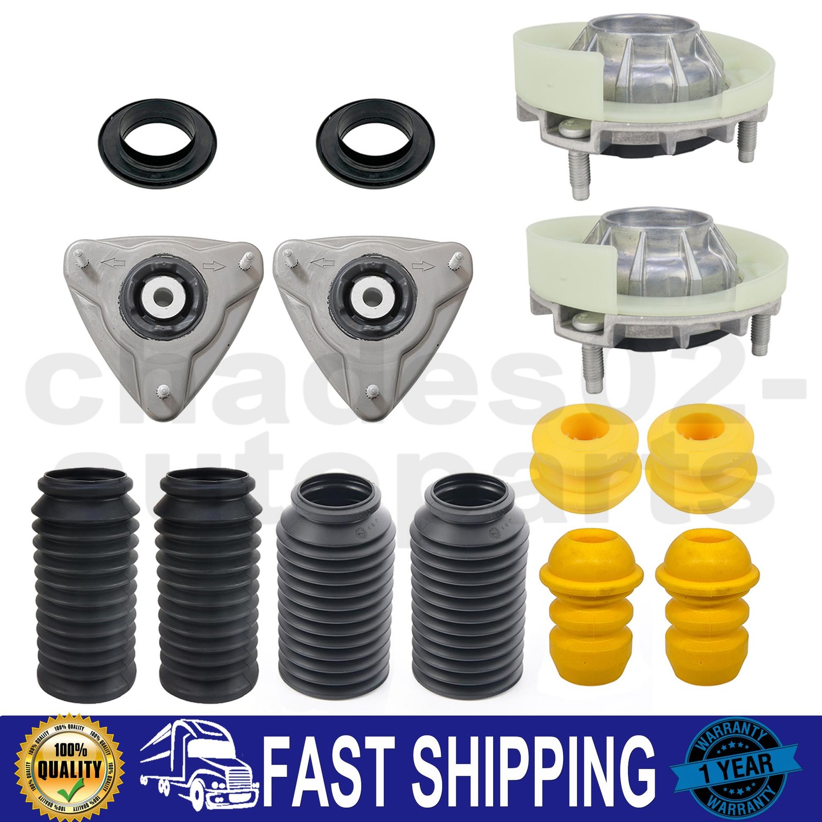 14pcs Strut Mounts Bearing Mounting Kit For Porsche 911 997 3.6L 3.8L 2005-2012