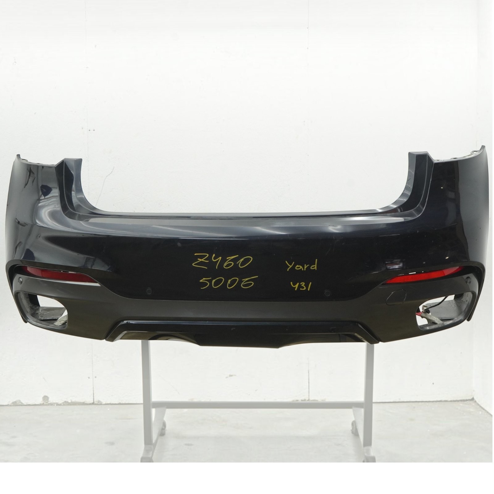 15-19 BMW X6 F16 M sport Rear Bumper Panel Cover 51128056334 Shwarz 416 OEM