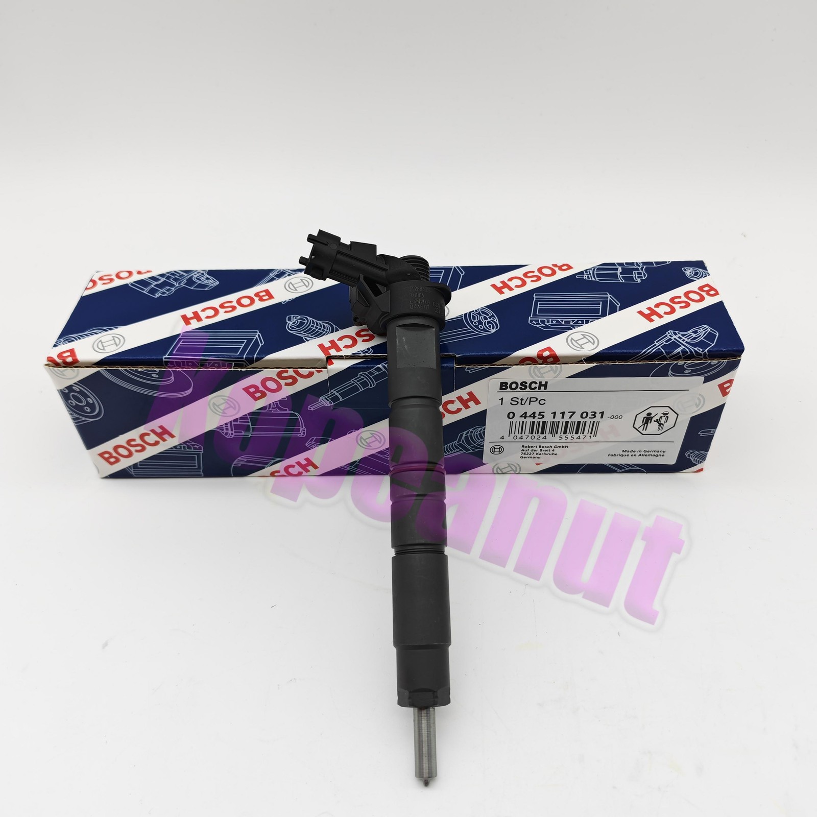 1X Common Rail Injector 0445117031 Fits for 2016-2019 Nissan TITAN XD 5.0L Bosch