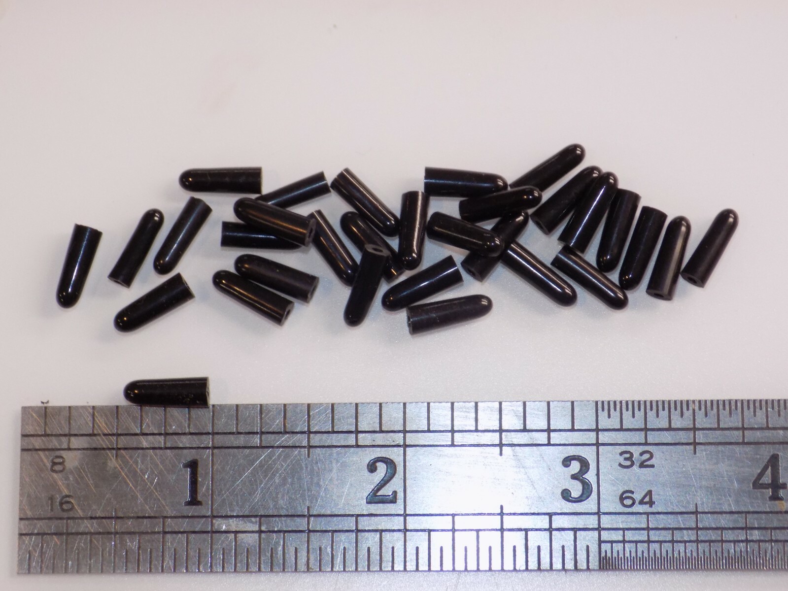 MINIATURE TOGGLE SWITCH BAT CAPS, BLACK VINYL, QTY:30 MINIATURE TOGGLE SWITCH BAT CAPS, BLACK VINYL, QTY:30