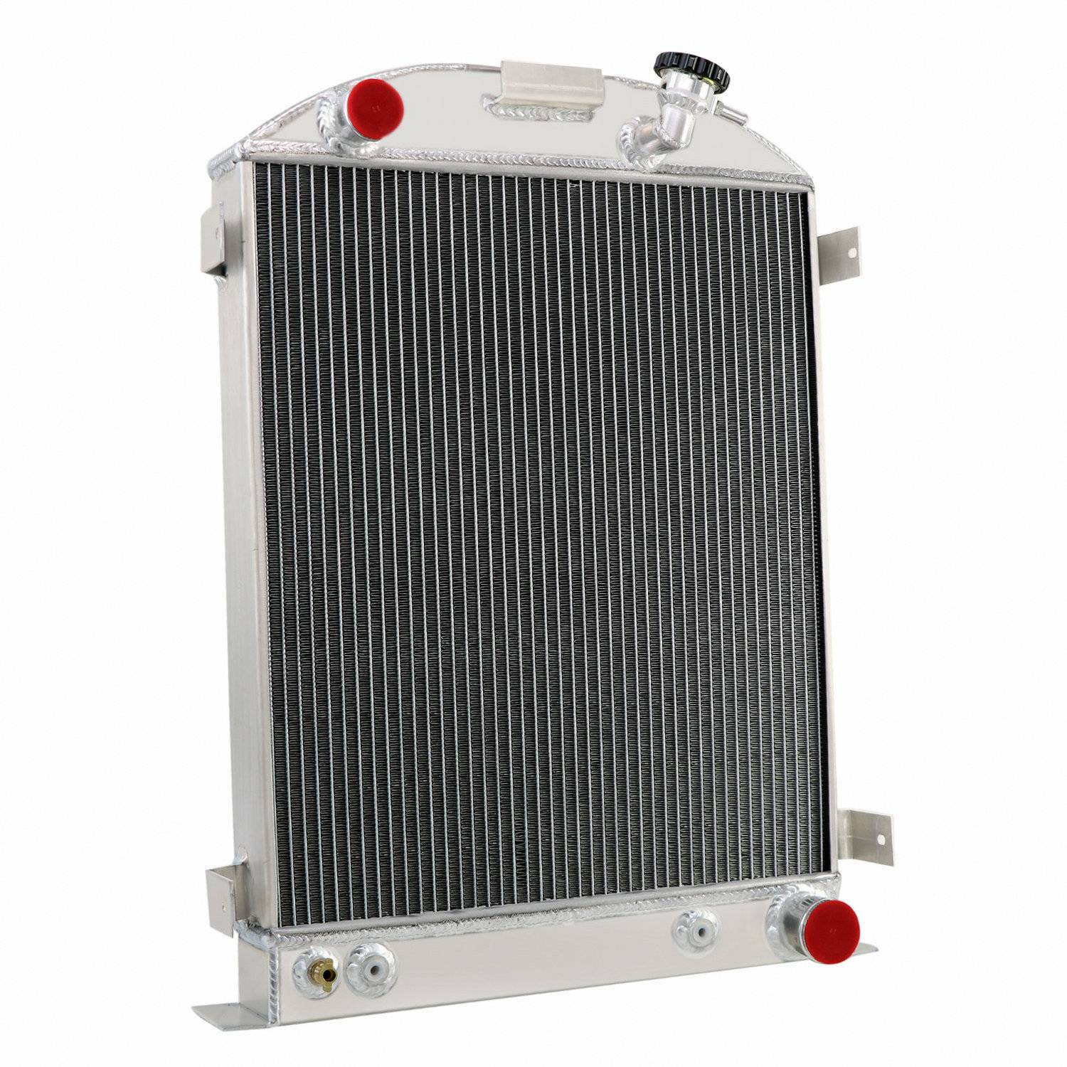 Aluminum 4 Rows Radiator for 1930 1931 Ford Model A/1932 Ford Model B Chevy V8