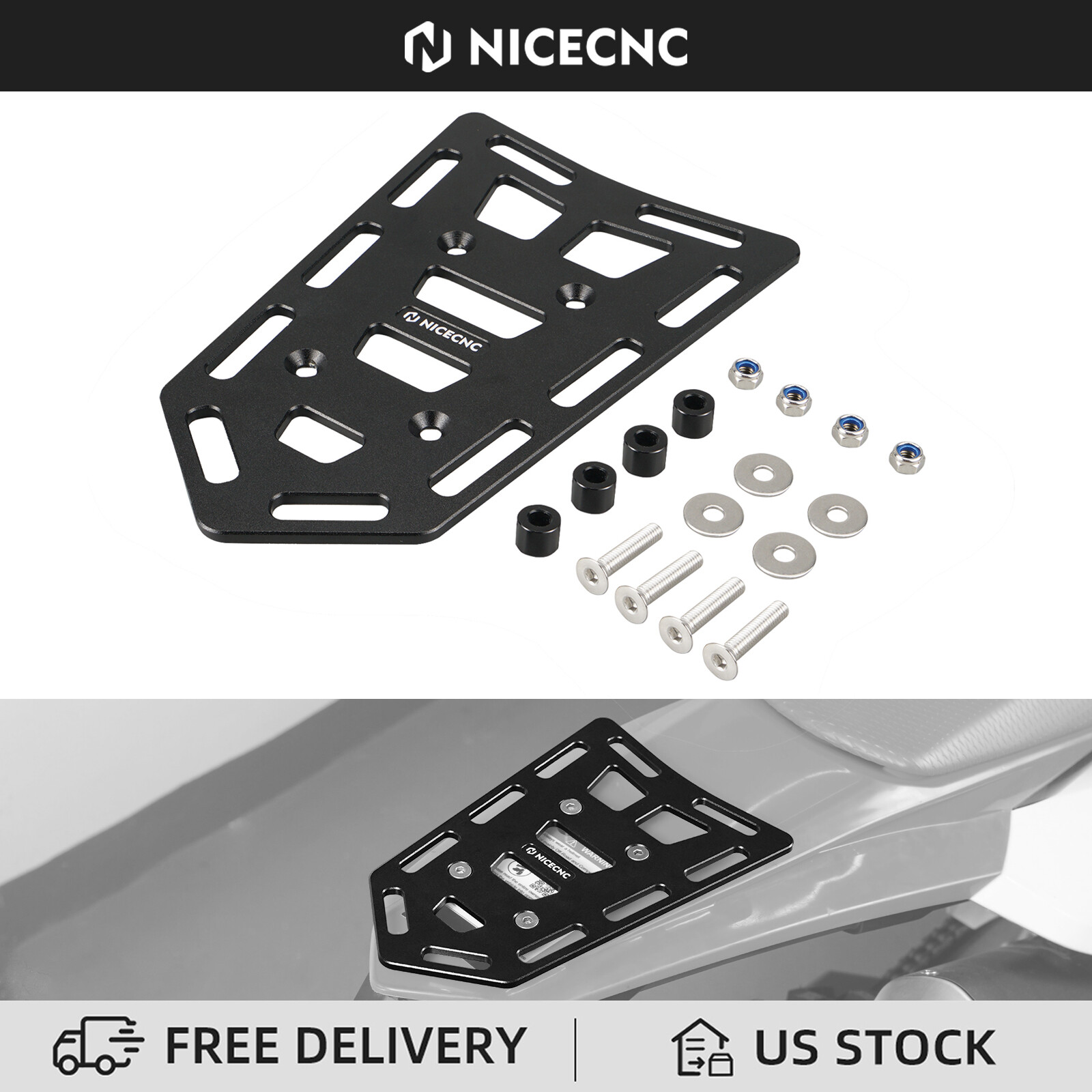 NICECNC Rear Tail Luggage Rack For KTM 125-530 SX/SX-F/EXC/EXC-F/XC/XC-F/XC-W NICECNC Rear Tail Luggage Rack For KTM 125-530 SX/SX-F/EXC/EXC-F/XC/XC-F/XC-W