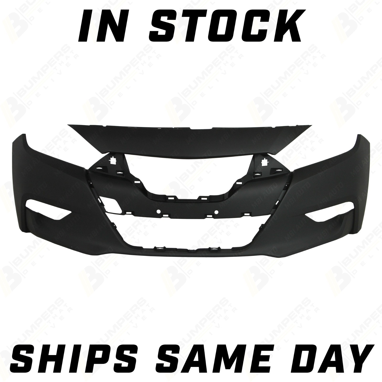 NEW Primered - Front Bumper Cover Replacement for 2016 2017 2018 Nissan Maxima
