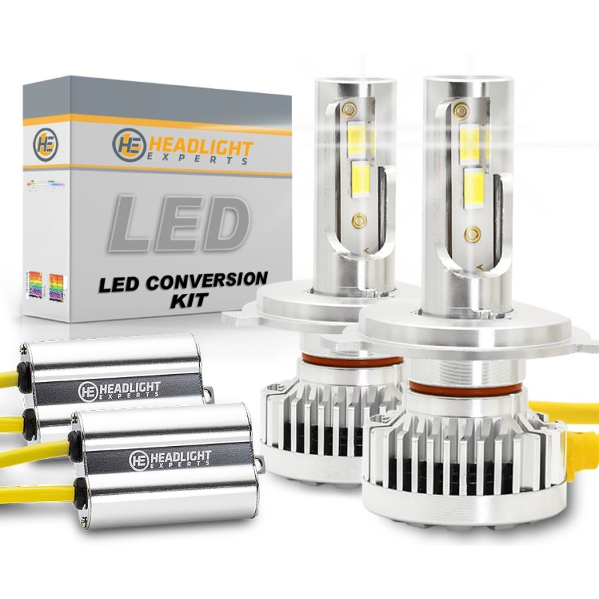 2005 Ski-Doo Snowmobile GSX 550  H4 LED Headlight Bulbs 20K Lumens Dual Beam Kit