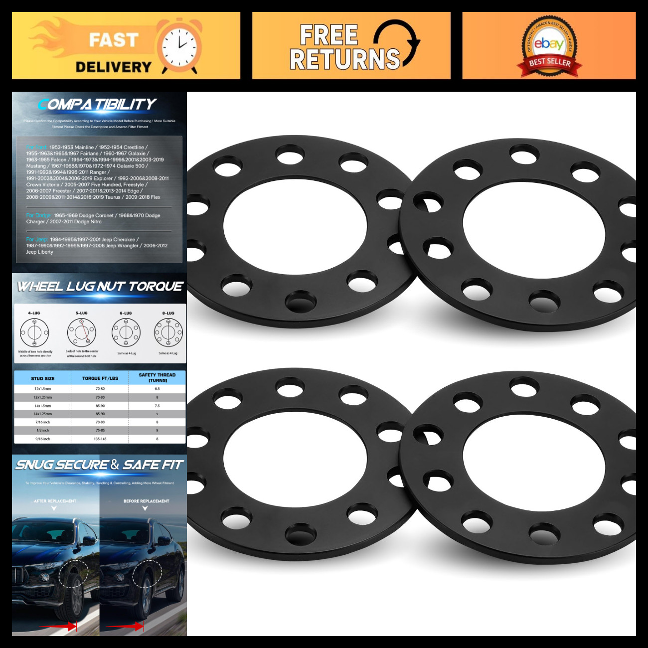 5x114.3mm Wheel Adapters 1/4\ 5x114.3mm Wheel Adapters 1/4\