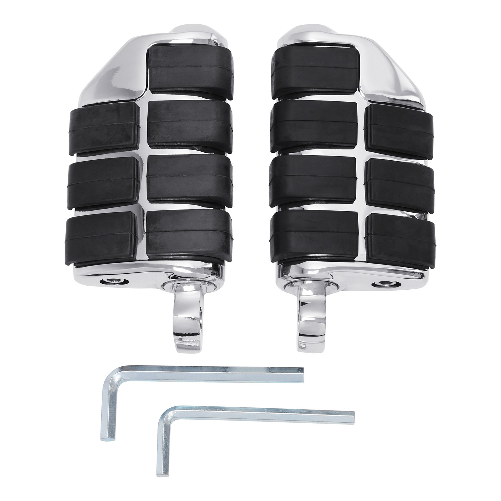 Chrome Highway Foot Pegs Footrest 1 1/4\