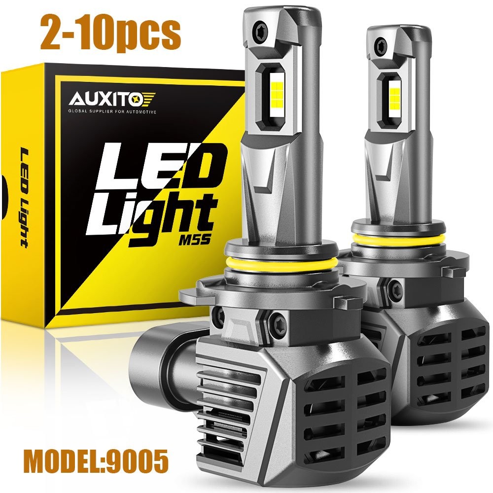 Auxito M5S 9005 HB3 LED Bulb 6500K Cool White For Halogen Replacement 20000LM