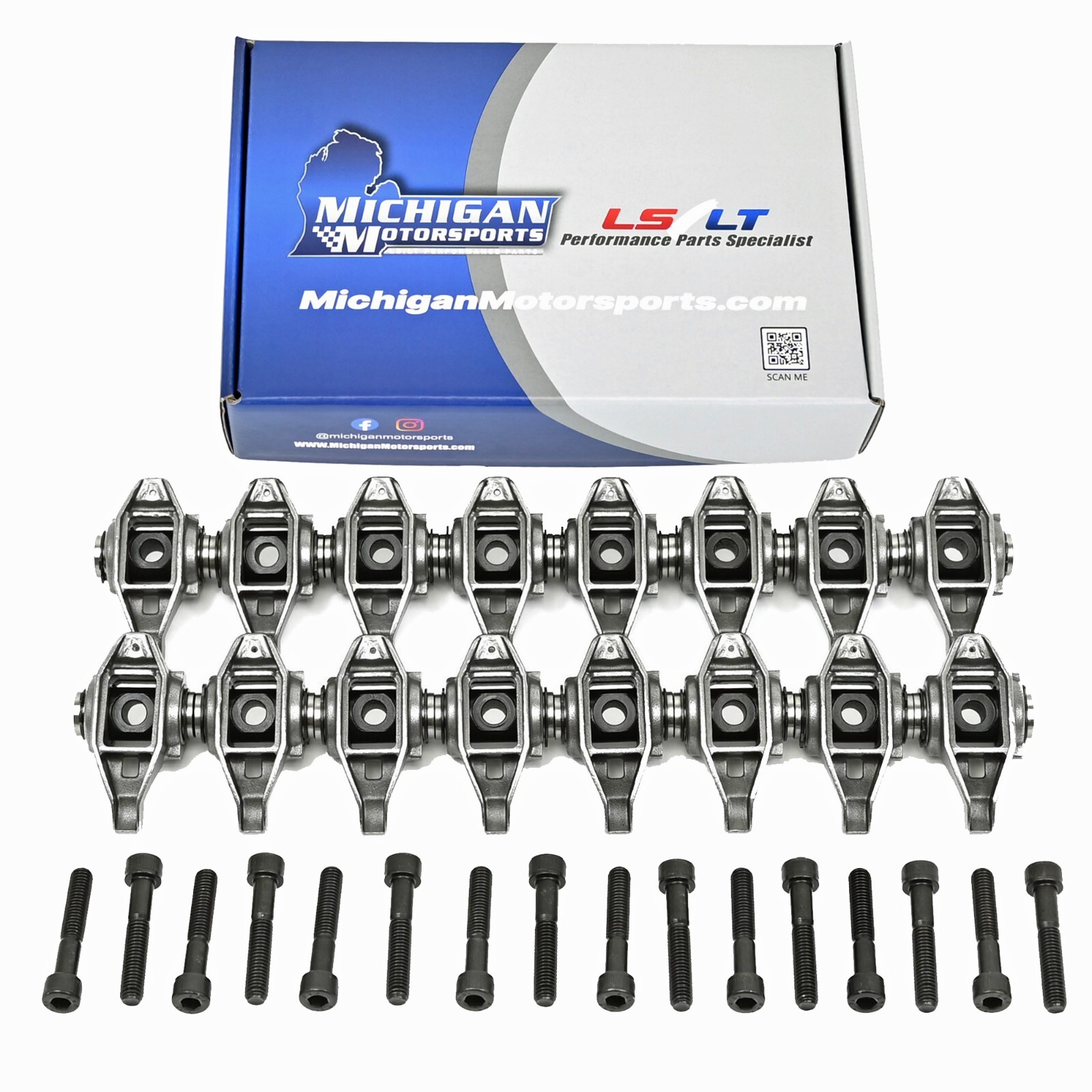LS1 Rocker Arms WITH Upgraded Trunion Kit Installed LS 4.8 5.3 5.7 6.0 Trunnion