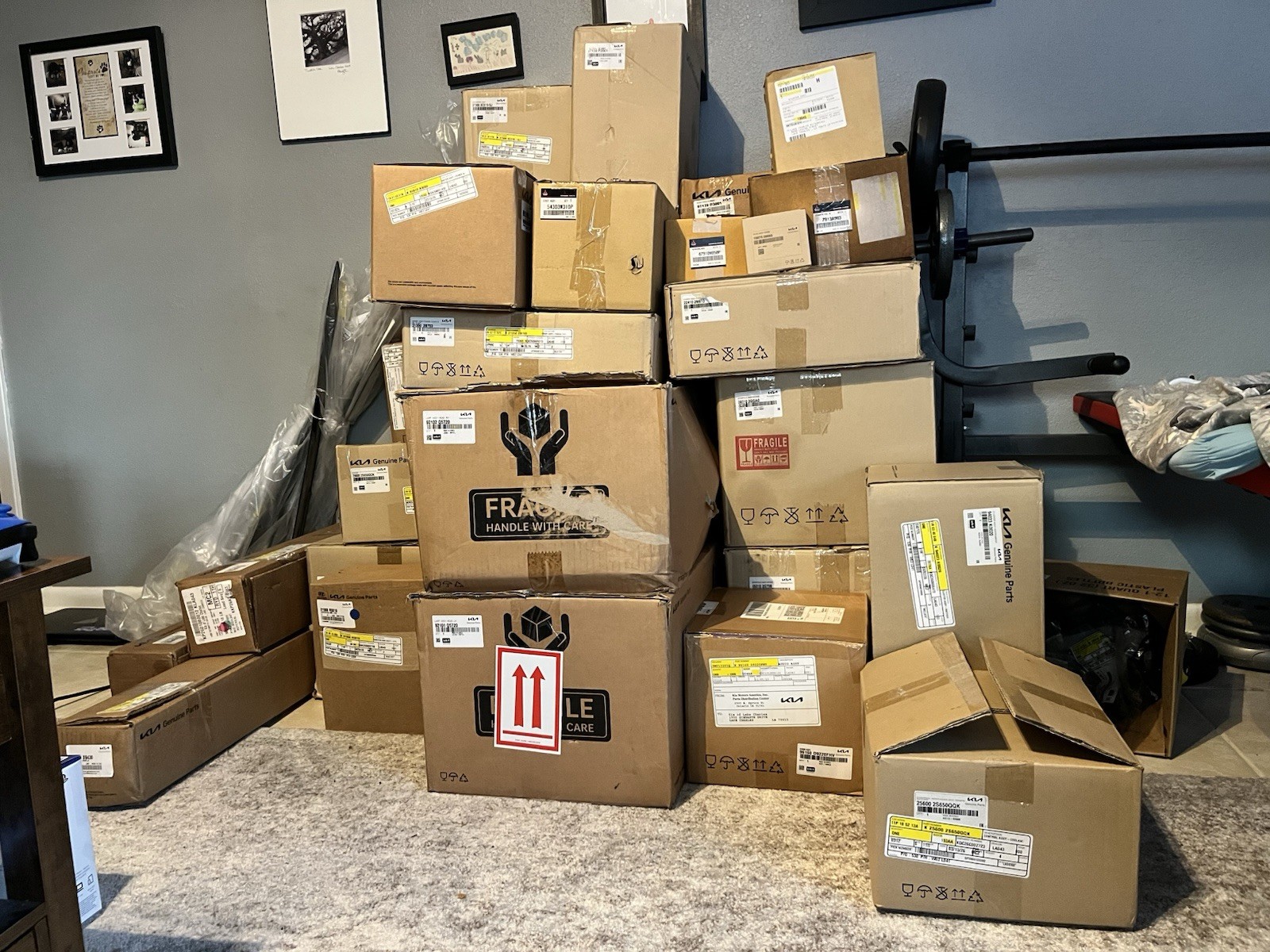 Assorted Lot Genuine KIA and Mitsubishi Car Parts Direct From Manufacturer