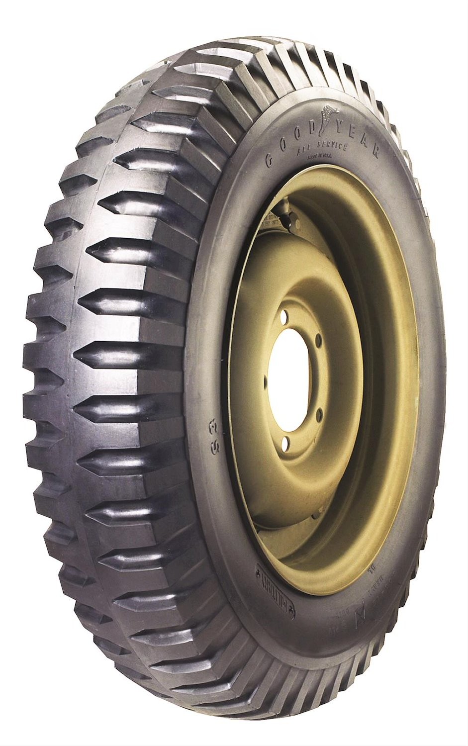 Kelsey Tire LD1P3 Goodyear Collector Series Military 600/16 NDT Tire by Kelsey