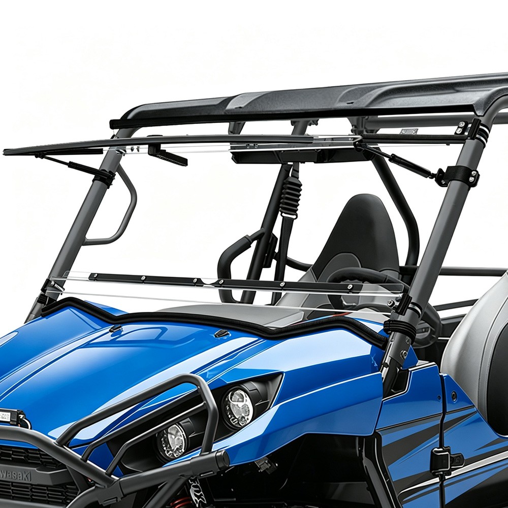 2-IN-1 Flip Front Windshield Window for Kawasaki Teryx 800/ Teryx4 800 2016-2025
