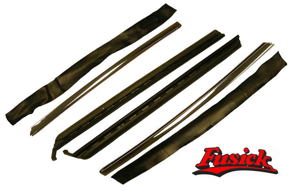 1968-1972 Olds Cutlass 442 2 Dr Chrome Quarter Glass Weatherstrip Set