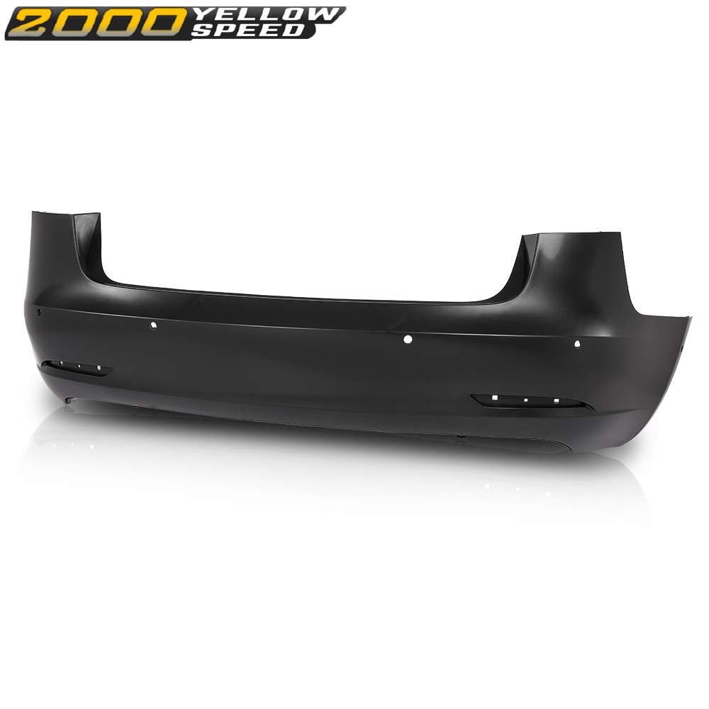 Fit For 2017-2022 Tesla 3 Model Rear Bumper Cover W/ Sensor Holes 1108905S0A