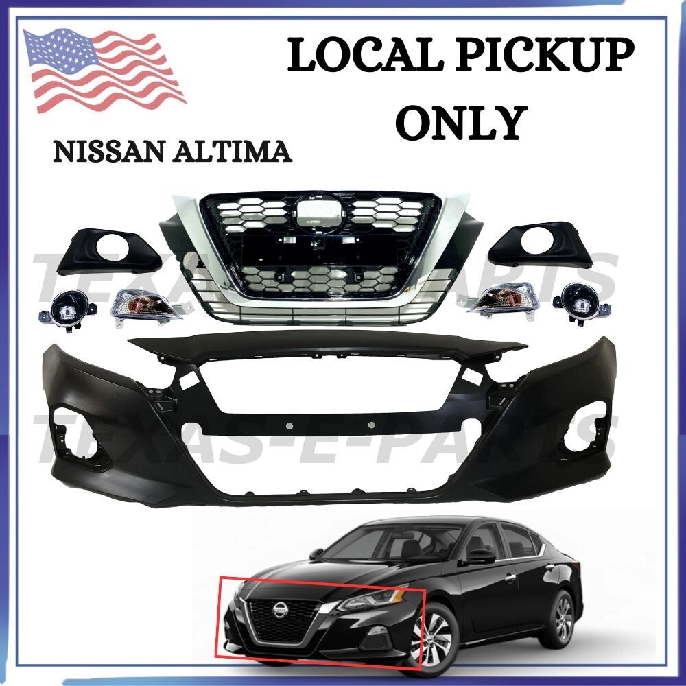 For 2019-2022 Nissan Altima Front Bumper Fog Light Cover Grille Local Pickup