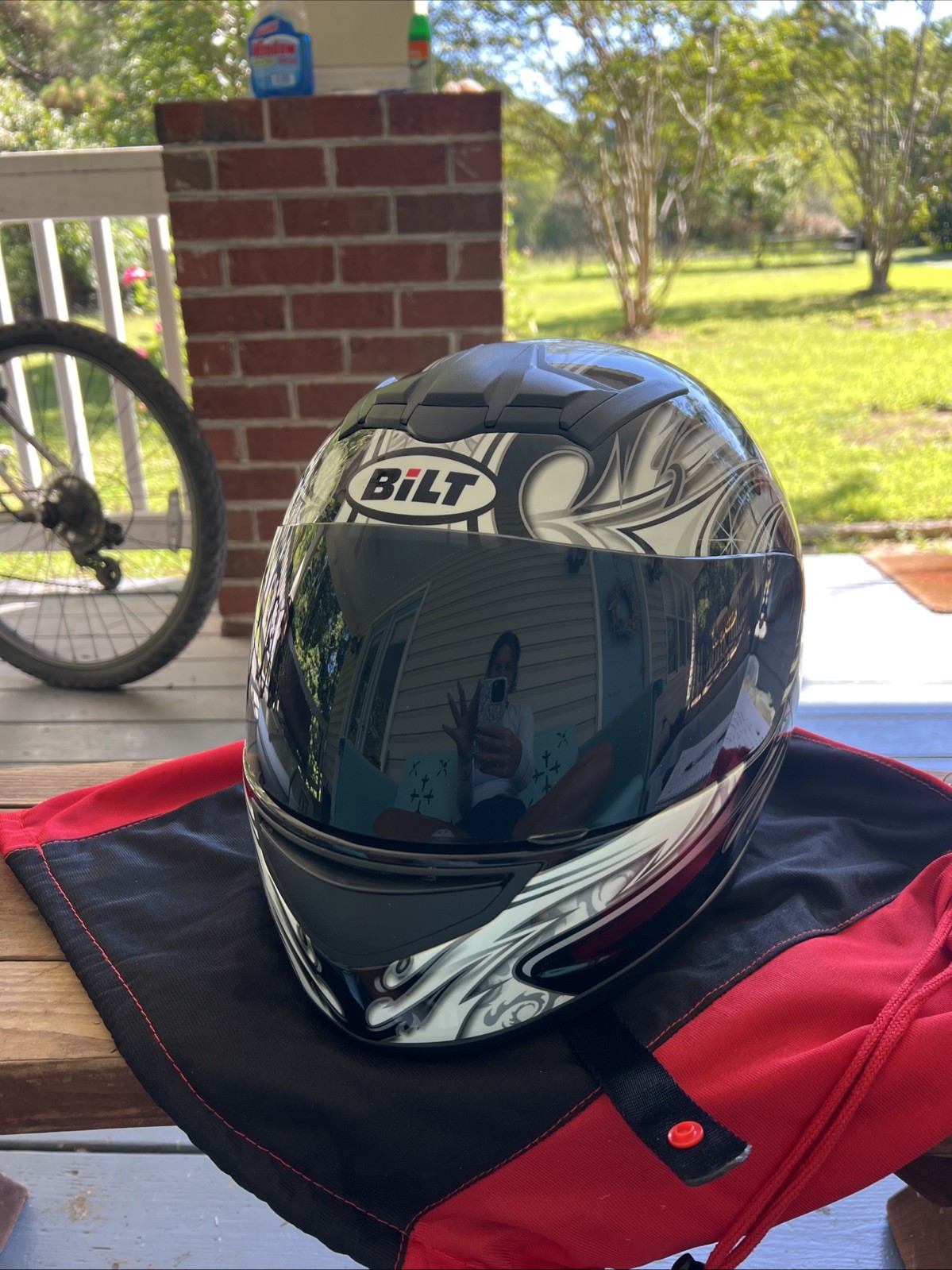 NEW BILT FF350 Motorcycle Helmet Size Small Designs w/ Replacement Shield & Case