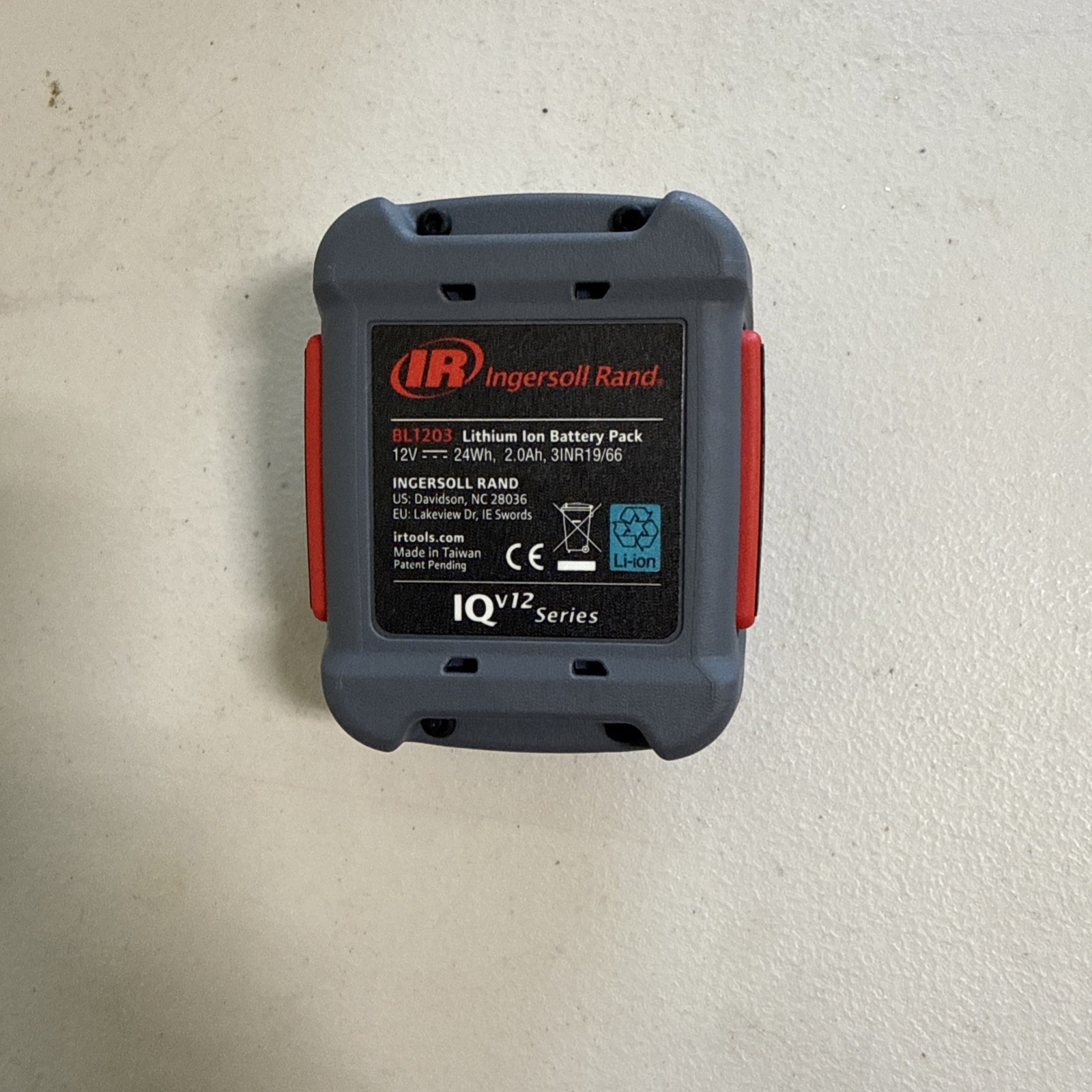 Ingersoll Rand IRC-BL1203 12 V BATTERY