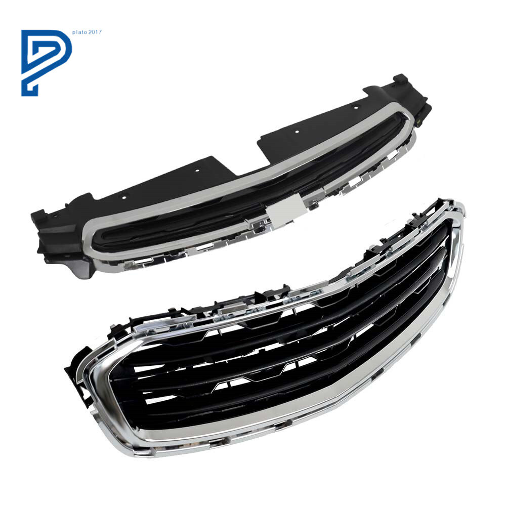 Front Upper+Lower Grille Chrome For Chevy Cruze 2015 Limited