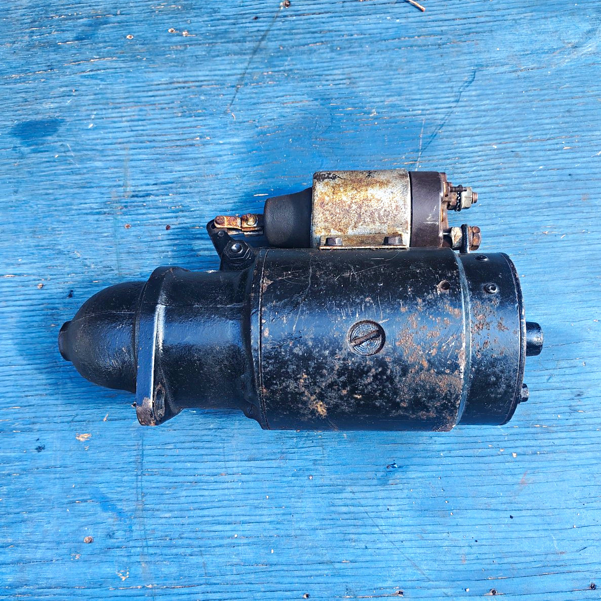 1955-1957 Tri-Five Inline Six Cylinder Belair/150/210 Starter Motor W/ Solenoid. 1955-1957 Tri-Five Inline Six Cylinder Belair/150/210 Starter Motor W/ Solenoid.
