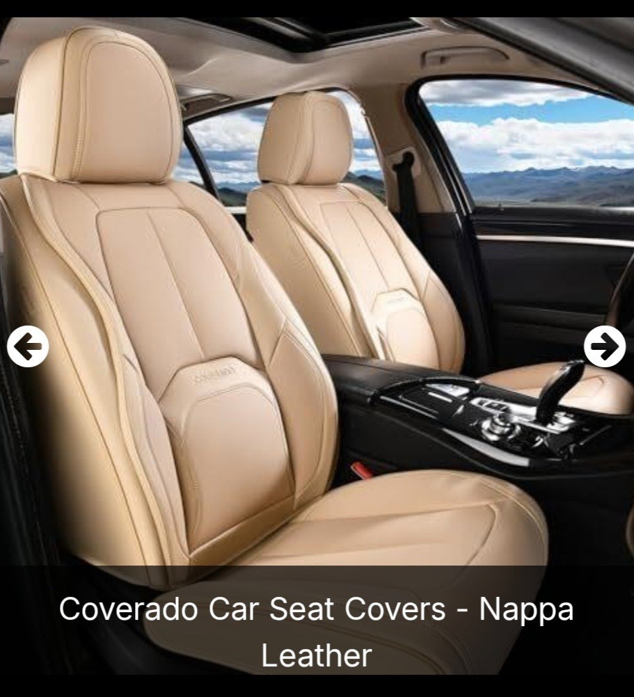 Coverado Car Seat Covers-Nappa Leather