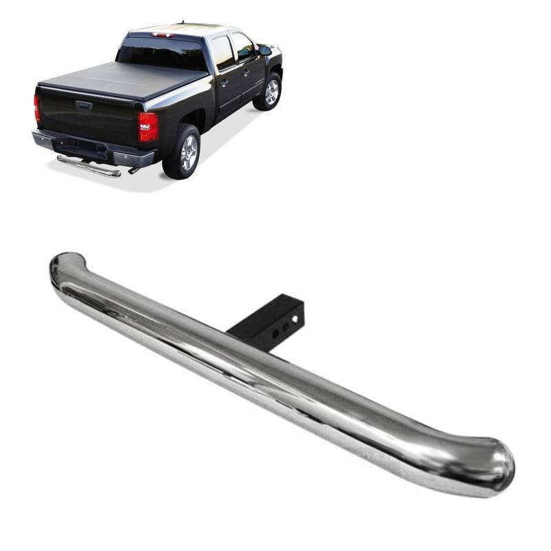 Black Horse Rear Bumper Protector Stainless Steel Fits Universal Black Horse Rear Bumper Protector Stainless Steel Fits Universal