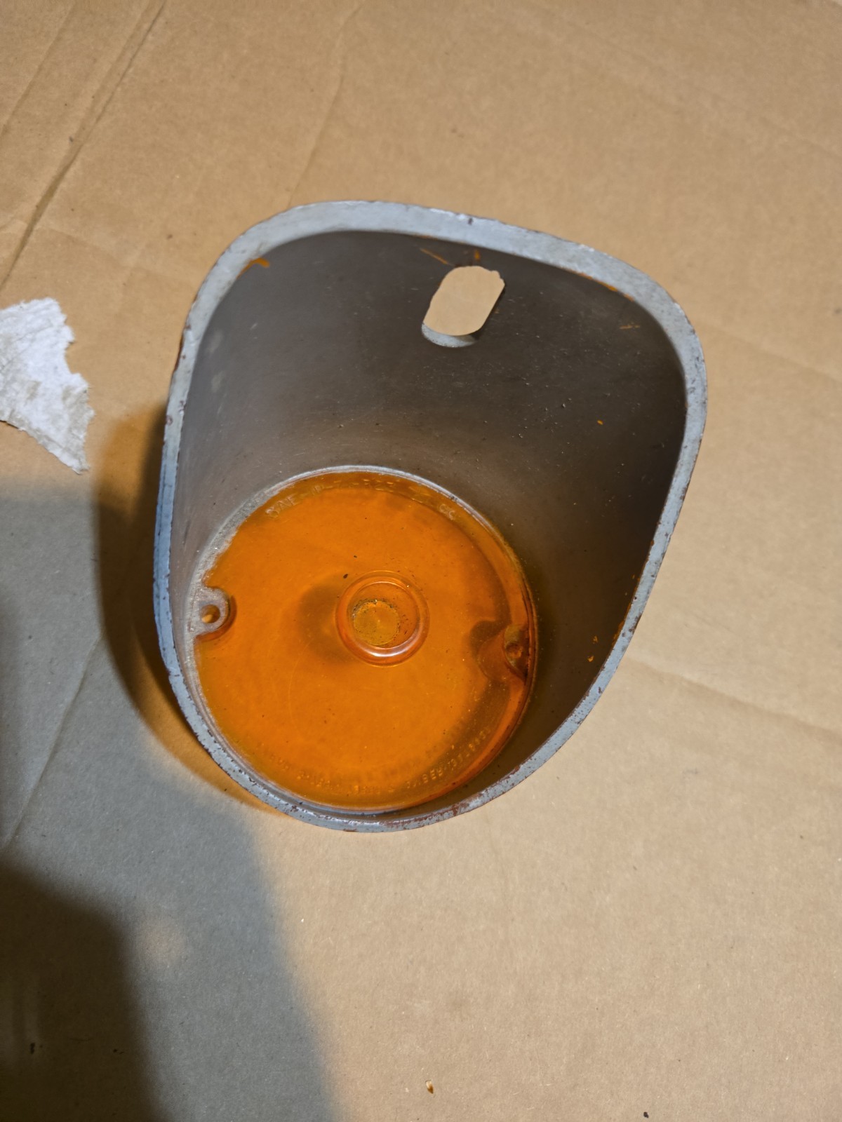 1971 Plymouth Satellite Road Runner GTX B-Body Turn Signal Lens Amber 3479427 Oe 1971 Plymouth Satellite Road Runner GTX B-Body Turn Signal Lens Amber 3479427 Oe