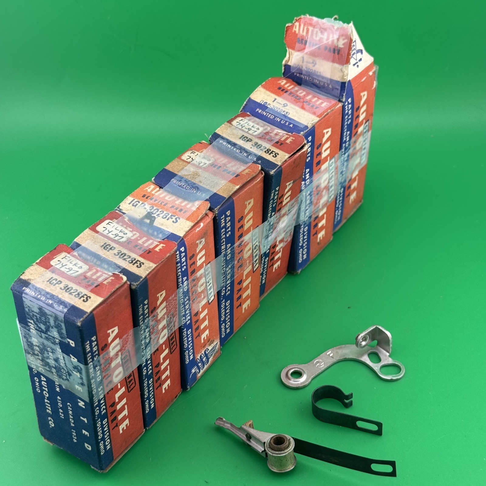 NOS AutoLite IGP 3028FS Ignition Contact Points Set Lot of 7 NOS AutoLite IGP 3028FS Ignition Contact Points Set Lot of 7