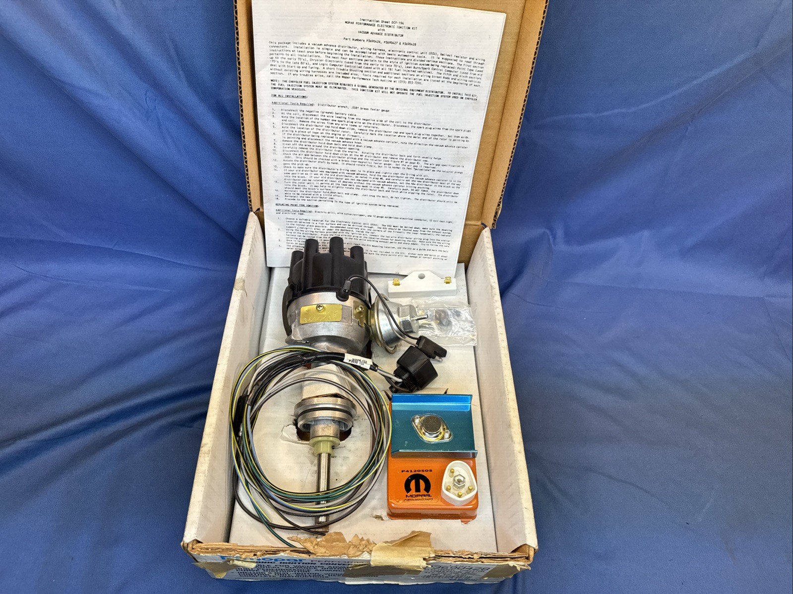 NOS Mopar Performance P3690428 Electronic Ignition Conversion Kit RB 413 426 440