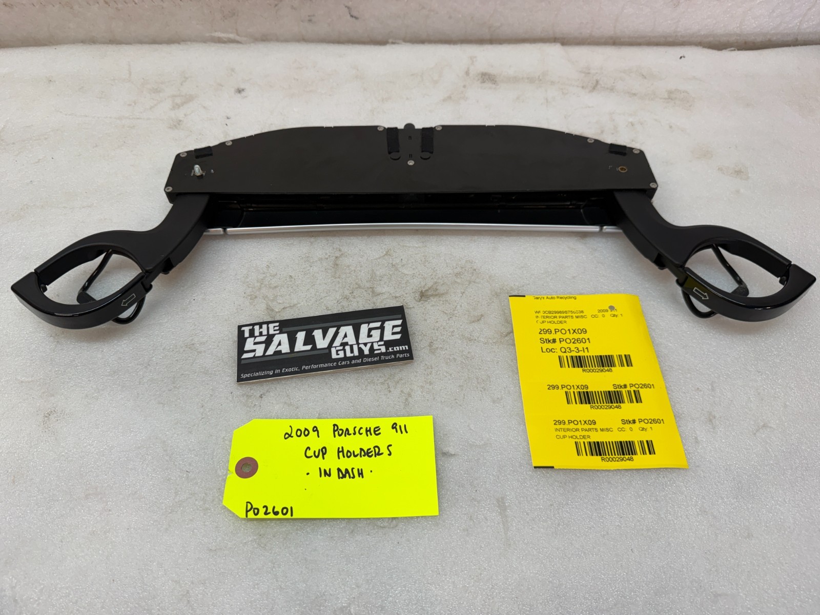 05-12 PORSCHE 997 911 IN DASH CUPHOLDER TRIM 99755229403