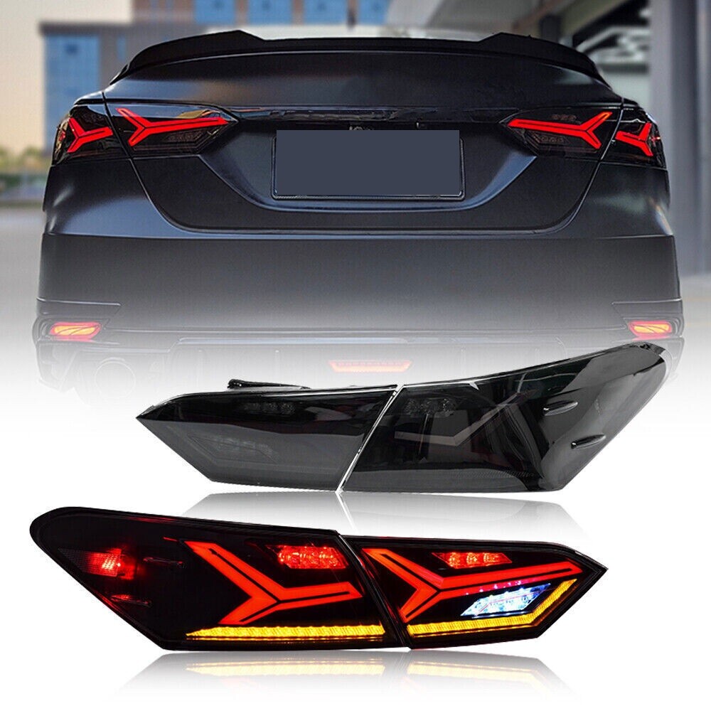 4PCS LED Tail Lights Kit for Toyota Camry 2018-2024 Tail Light lamborghini Style