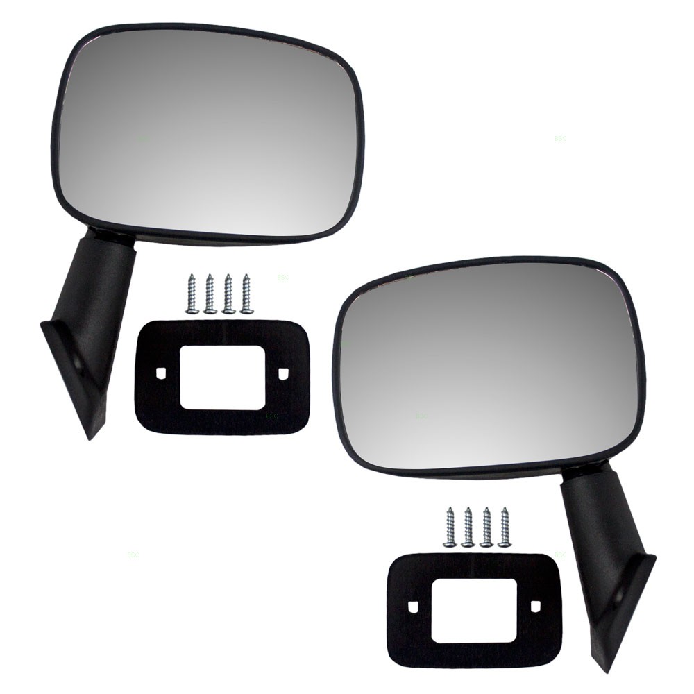 Fits 1979-1983 Pickup Manual Mirror Set 8794089112 TO1320105 Aftermarket