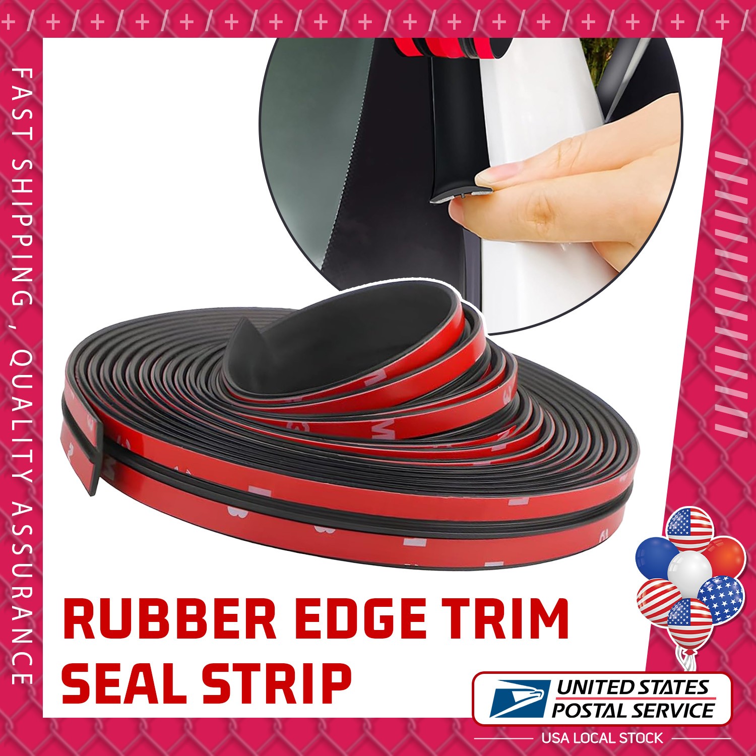3M T-shape Rubber Molding Seal Trim Universal for Front Rear Windscreen&Sunroof