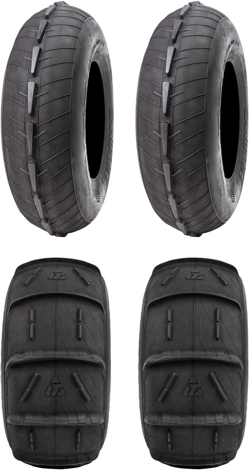 Tusk Sand Lite Front and Rear Tire Set 32x10-15 (Ribbed) / 32x12-15 (15 Paddle)