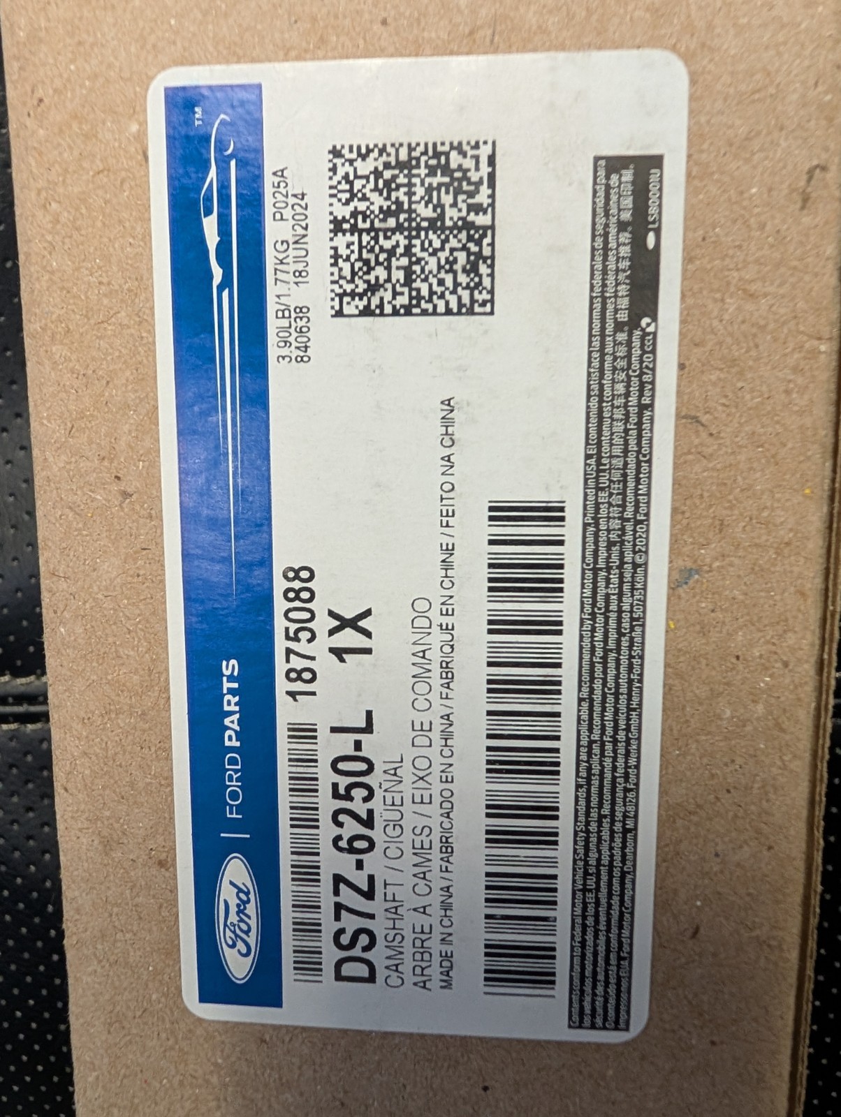 DS7Z-6250-L  OEM FORD CAMSHAFT