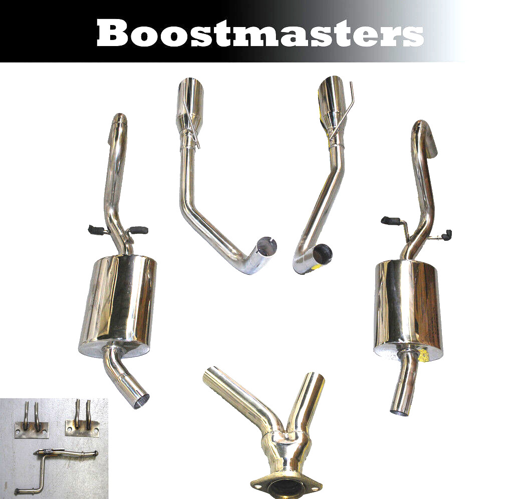 EMUSA 99-04 Dual Catback Exhaust Mustang V6 only 4\