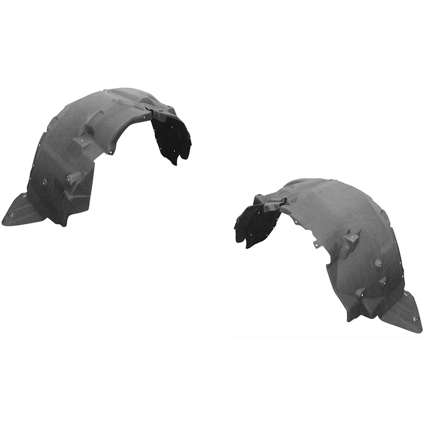 CAPA Set of 2 Fender Liner For Toyota Tundra 2022-2025 Front Left & Right Inner