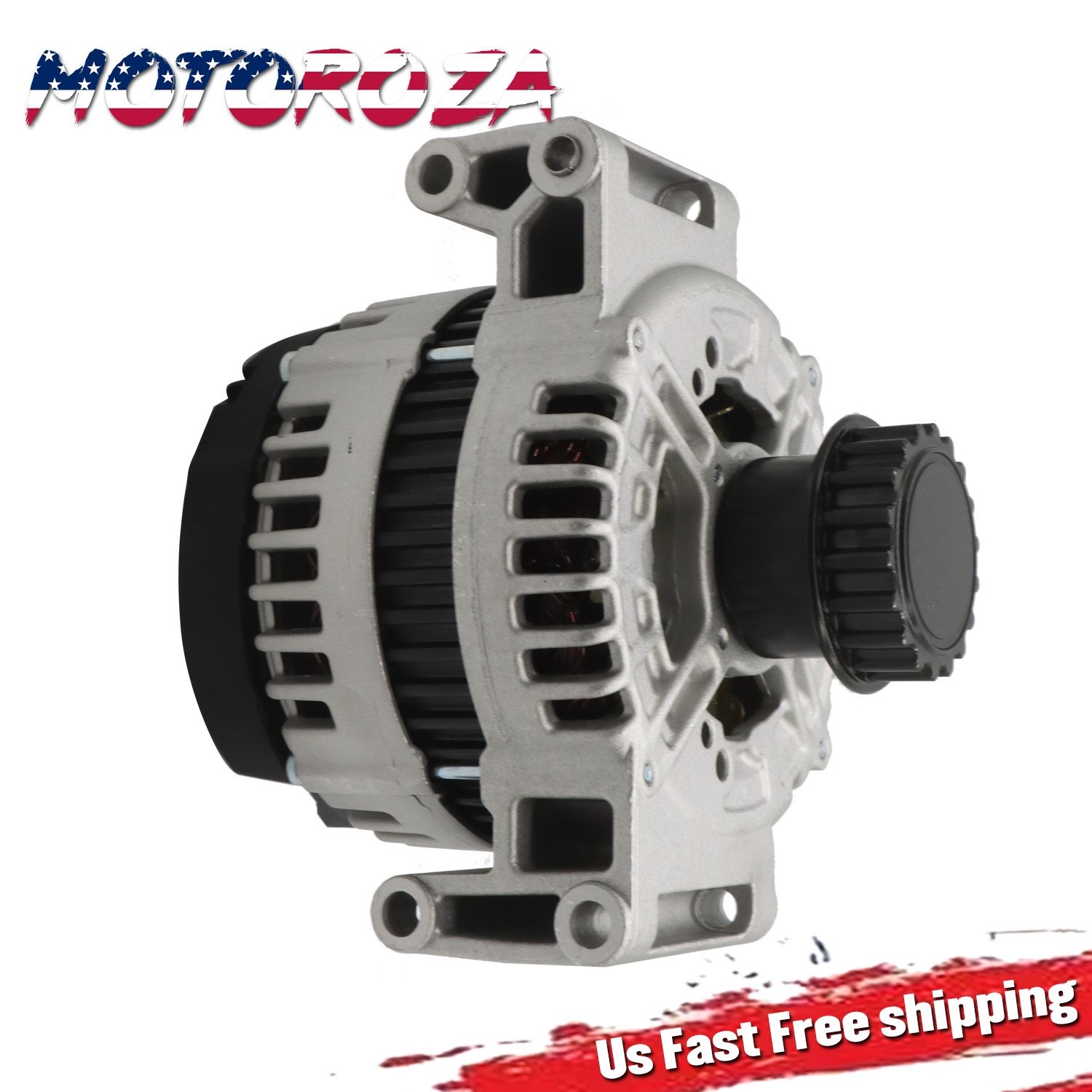 Alternator For Volvo S80 V60 V70 Xc60 Xc70 180a 12v Ccw W/ Decoupler Pulley