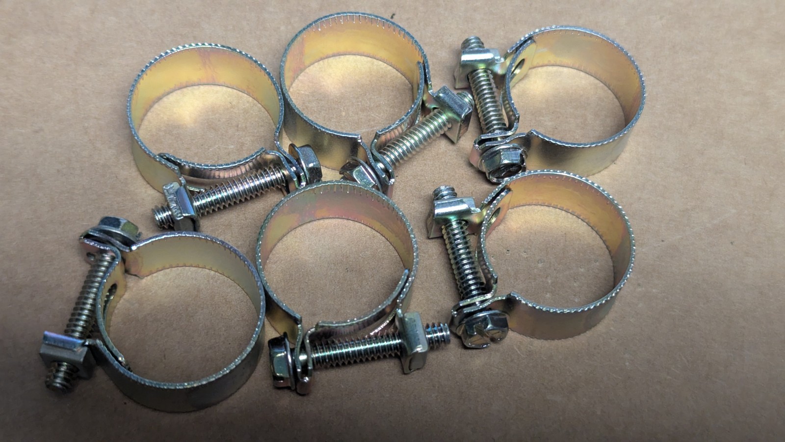 NOS 1969-70 Boss 429 Mustang factory 6 Wittek #7 band clamps, Canister, Hoses NOS 1969-70 Boss 429 Mustang factory 6 Wittek #7 band clamps, Canister, Hoses