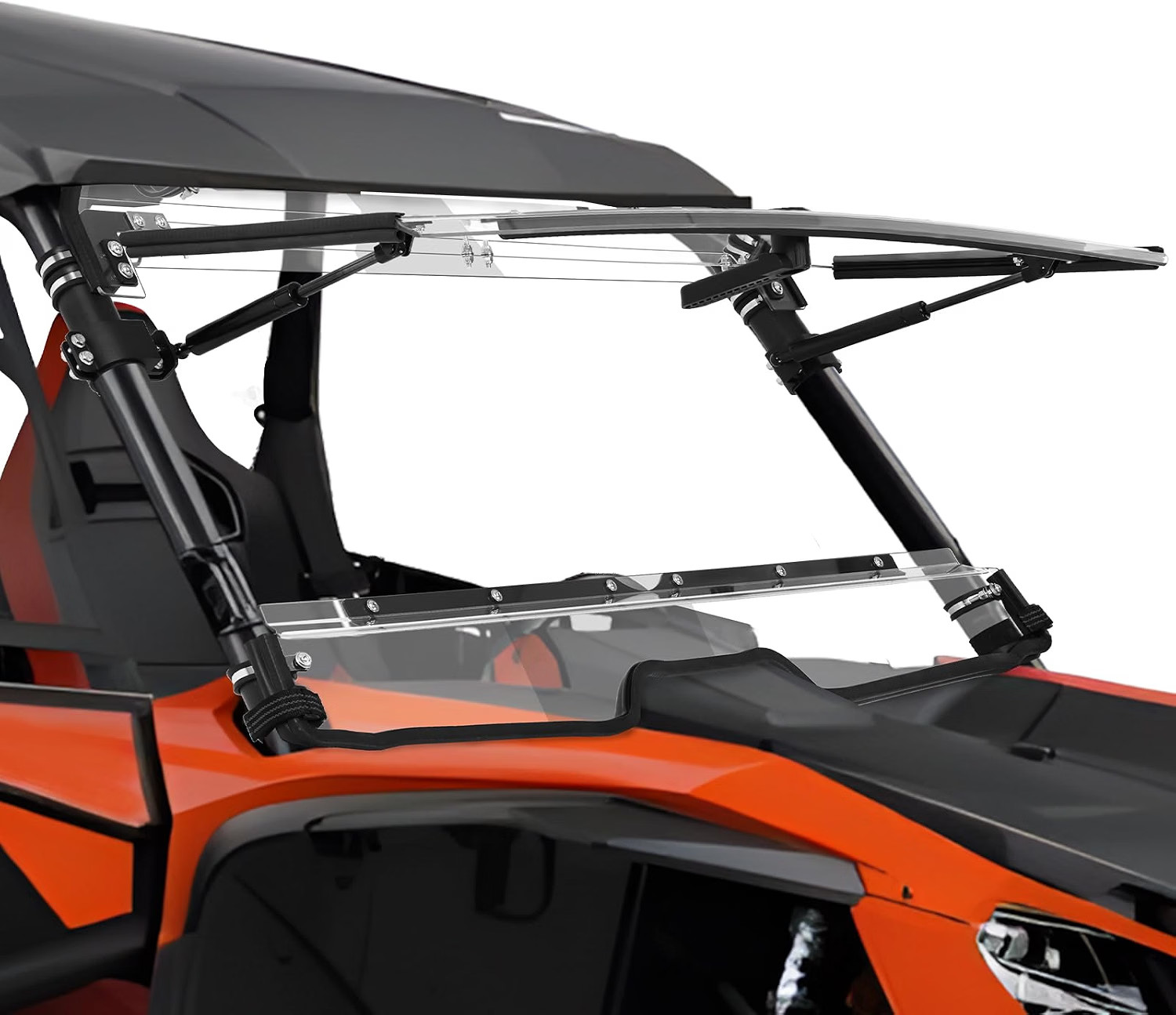 2-IN-1 Flip Windshield Scratch Resistant for Honda Talon 1000R 1000X-4 2019-2026 2-IN-1 Flip Windshield Scratch Resistant for Honda Talon 1000R 1000X-4 2019-2026