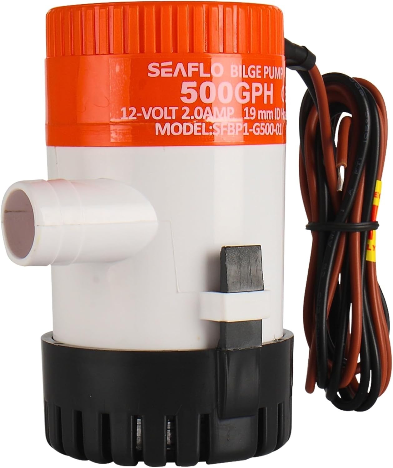 SEAFLO 500 GPH Bilge Pump 12V Marine Submersible 3/4