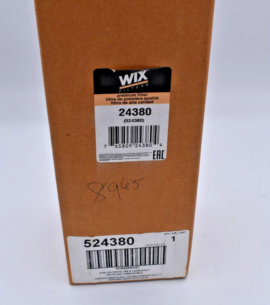 New WIX 24380 Fuel Filter Housing (Rep. 330745400S, 3307454S) 