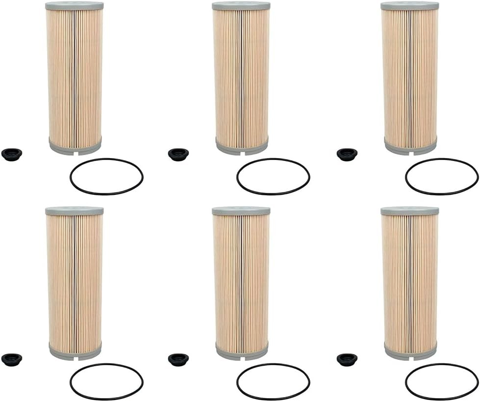 K37-1022 Fuel Filter 6-Pack for Peterbilt Kenworth MX-13 MX-11 EPA 17