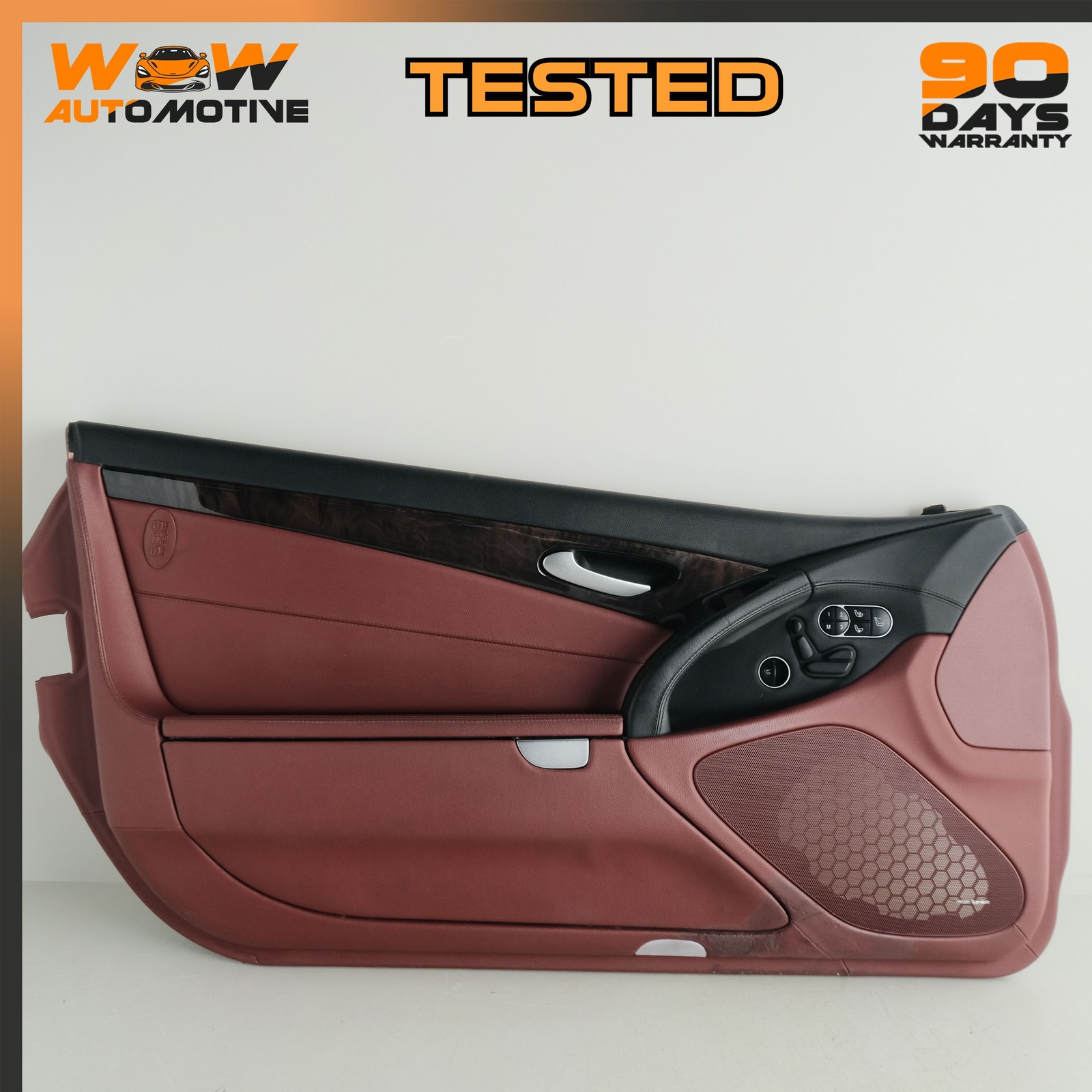 02-12 MERCEDES-BENZ SL550 SL500 LEFT DRIVER SIDE INTERIOR DOOR PANEL RED OEM 02-12 MERCEDES-BENZ SL550 SL500 LEFT DRIVER SIDE INTERIOR DOOR PANEL RED OEM