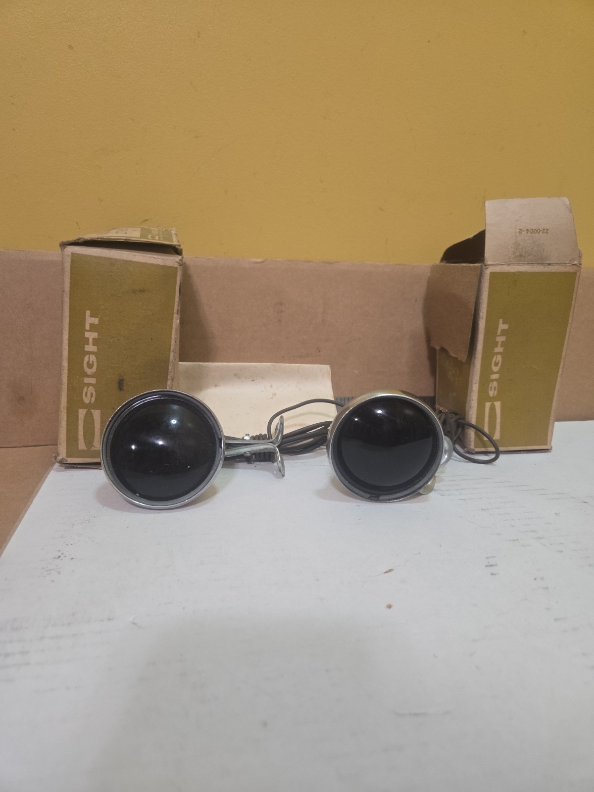 Peterbilt KENWORTH MACK Anti-glare Light Vintage NIB PURPLE Set (2)