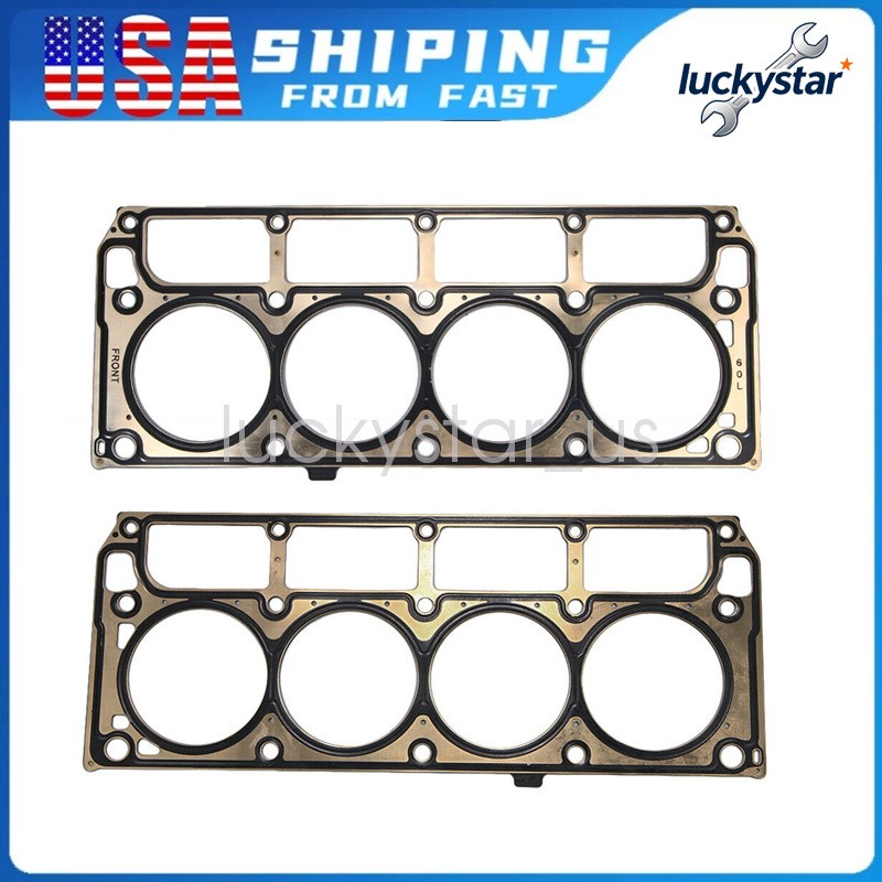 For 6.2/6.0L LQ9 LS2 L96 LS3 LS9 5-Layer MLS Cylinder Head Gaskets 2pc #12610046